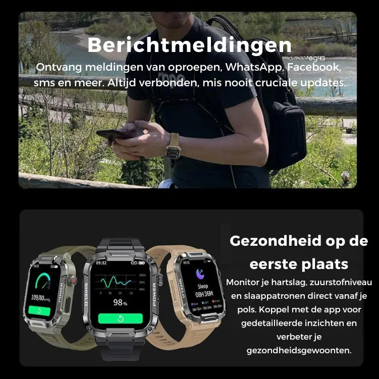 Galaxy Armor — Den tåliga smartklockan för iOS & Android