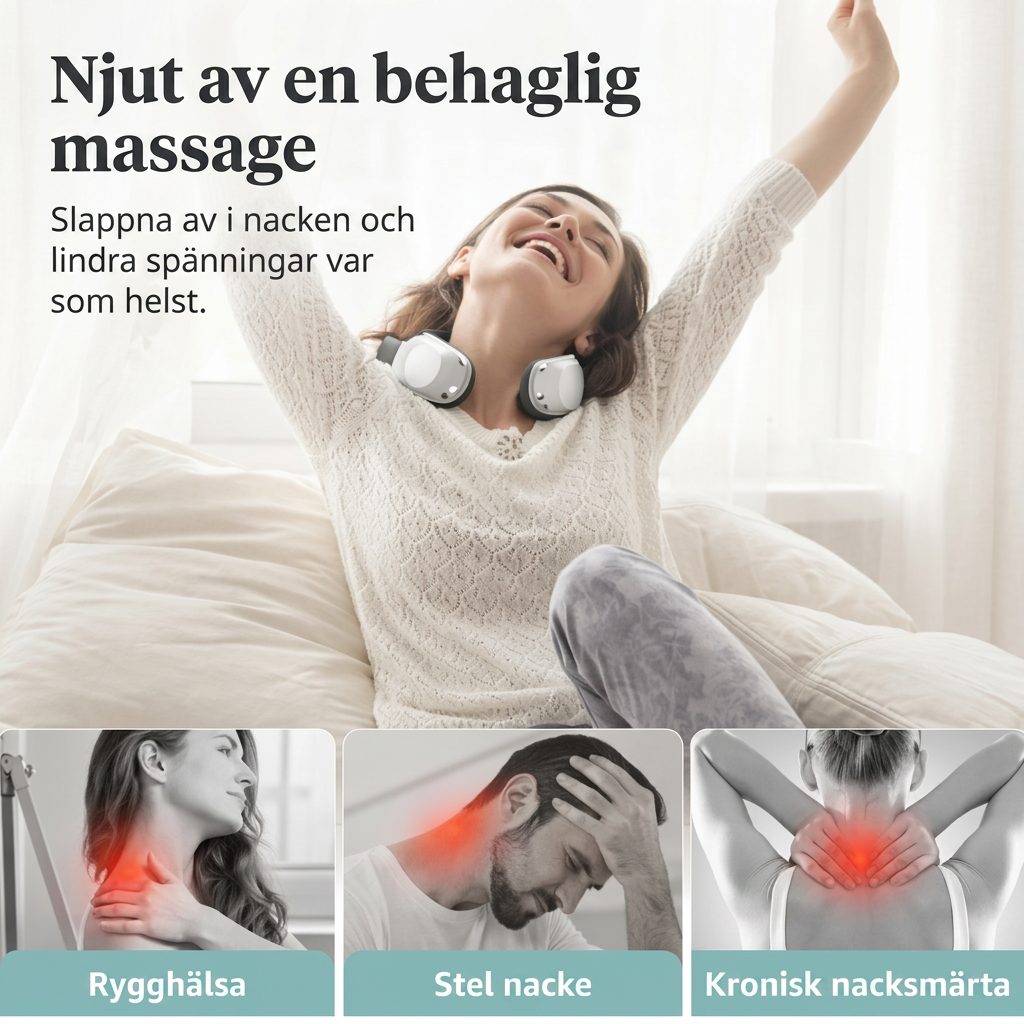 Nexora — Massage din nacke när som helst