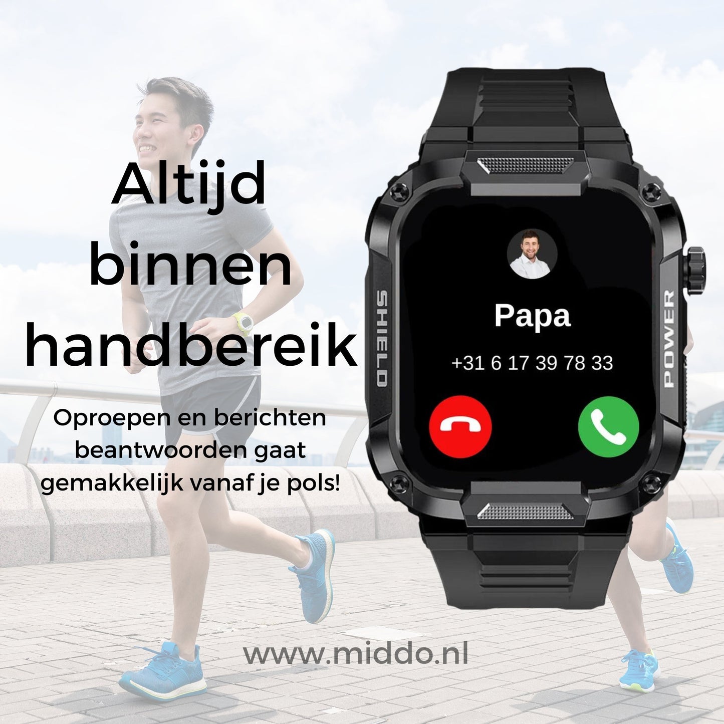 Galaxy Armor — Den tåliga smartklockan för iOS & Android