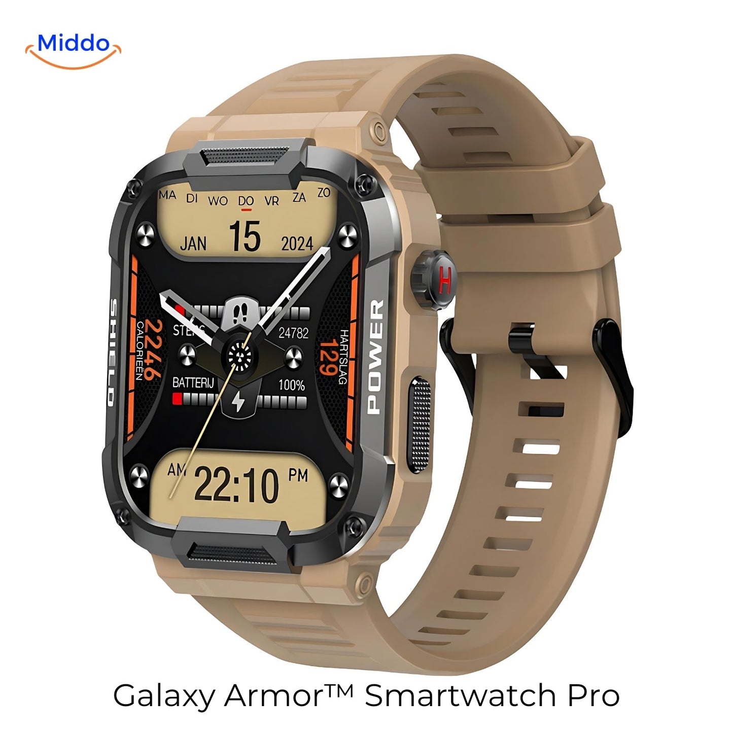 Galaxy Armor — Den tåliga smartklockan för iOS & Android
