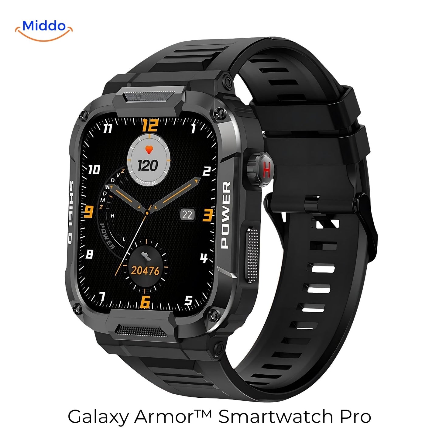 Galaxy Armor — Den tåliga smartklockan för iOS & Android