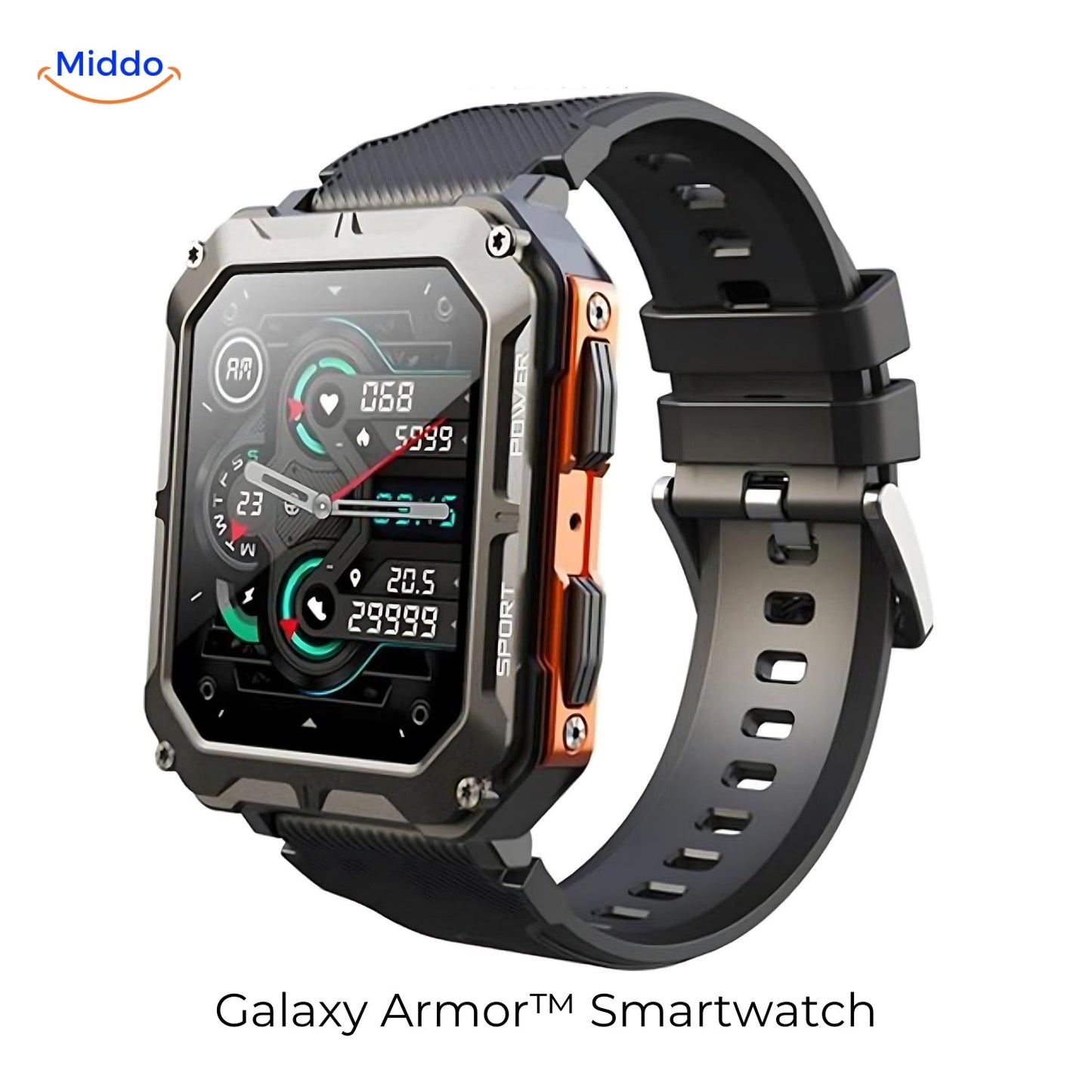 Galaxy Armor — Den tåliga smartklockan för iOS & Android