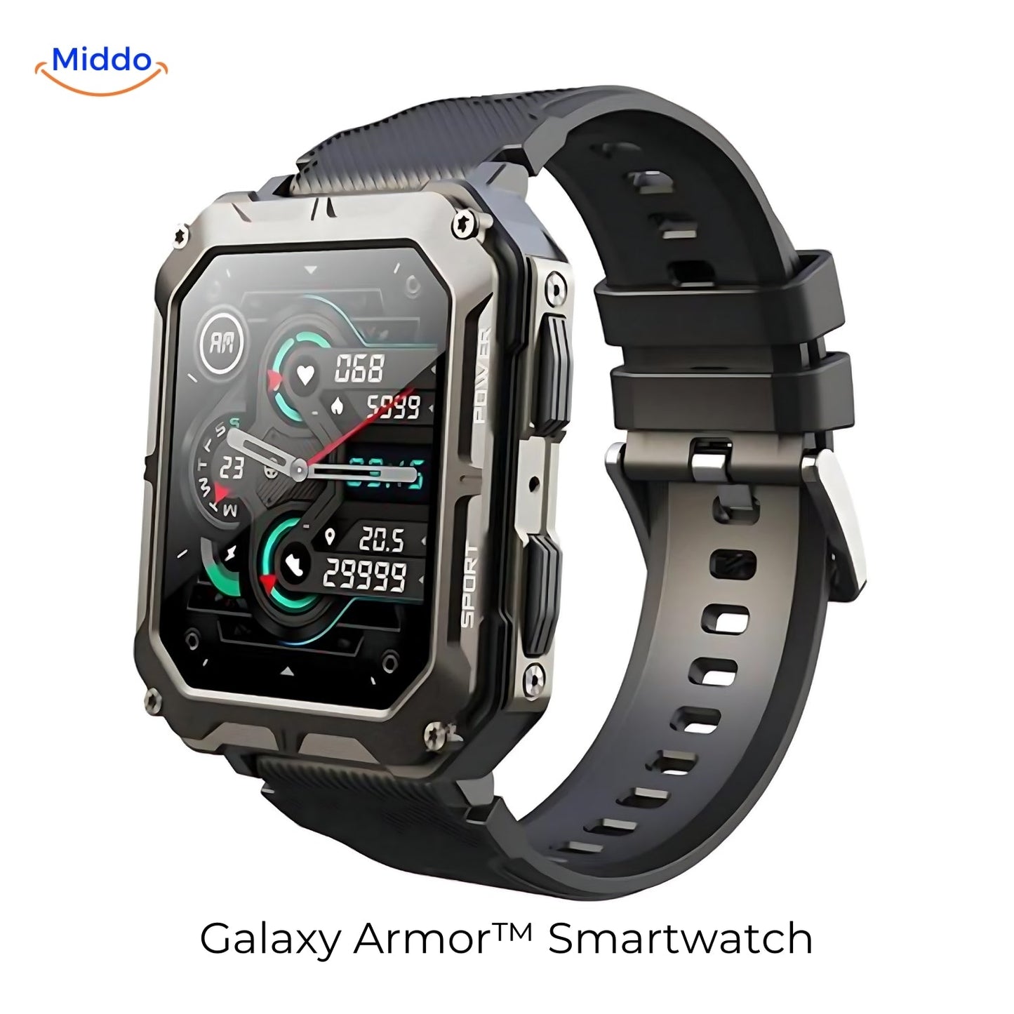 Galaxy Armor — Den tåliga smartklockan för iOS & Android