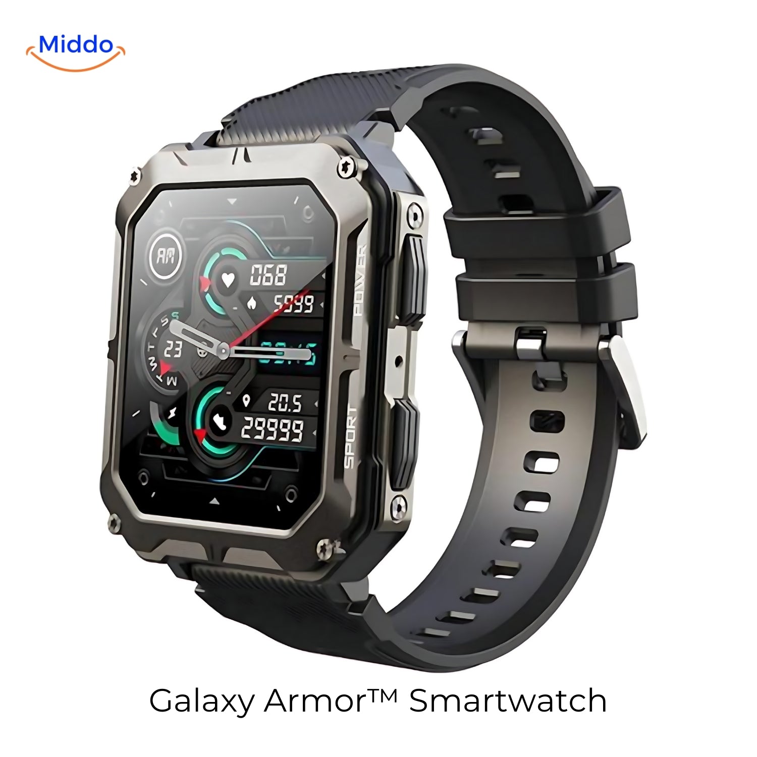 Galaxy Armor — Den tåliga smartklockan för iOS & Android